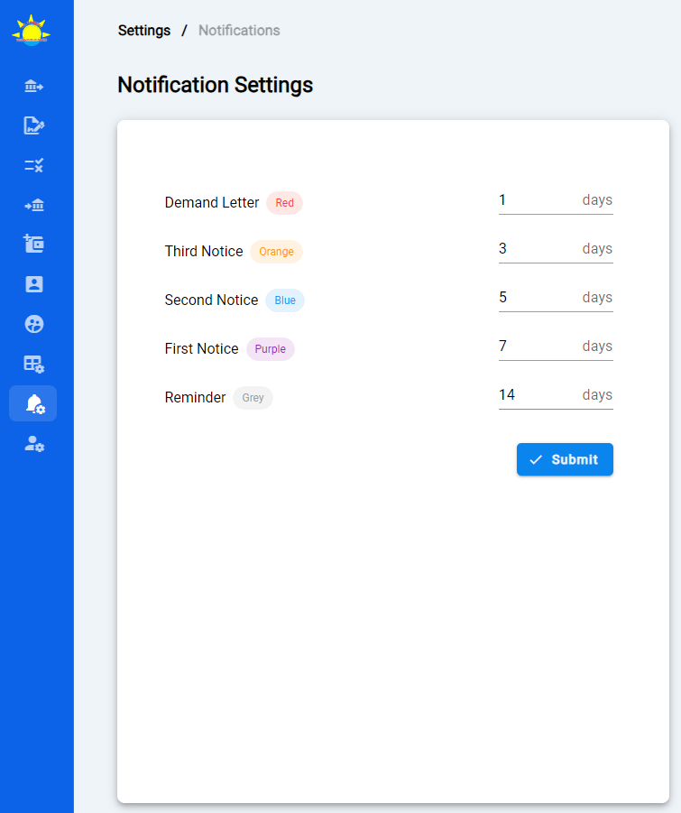 Notification Settings screenshot